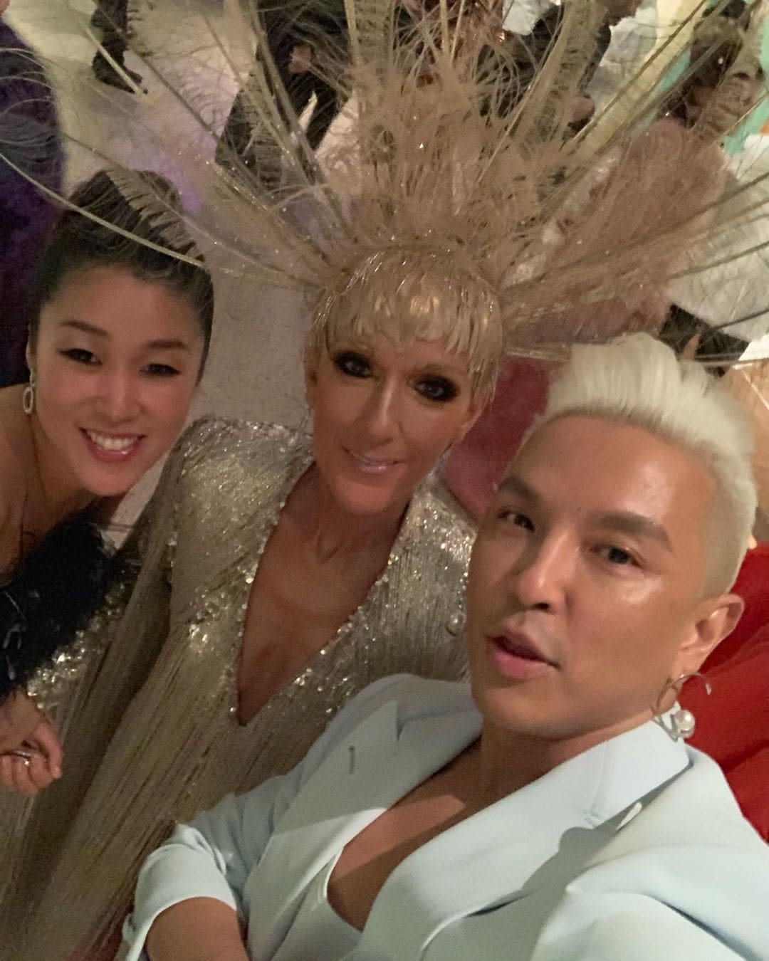 Céline Dion Prabal Gurung and Laura Kim met gala selfie