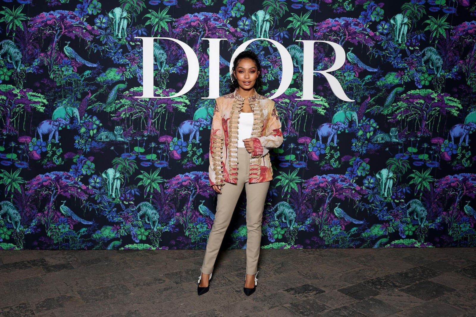 Dior's Fall/Winter 2023 Show In Mumbai Yara Shahidi