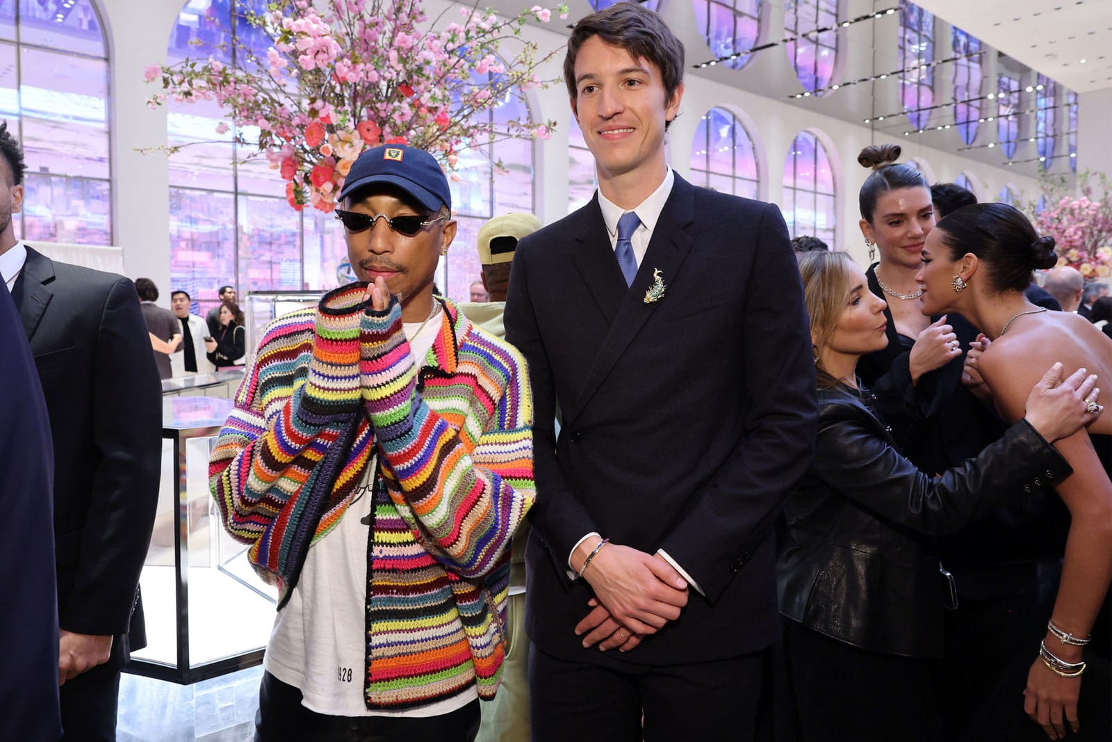 Pharrell with Alexandre Arnault