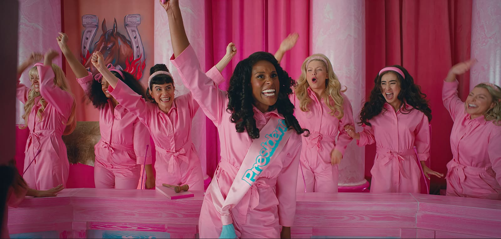 ANA CRUZ KAYNE as Barbie, ISSA RAE as Barbie in Warner Bros. Pictures’ “BARBIE,” a Warner Bros. Pictures release.