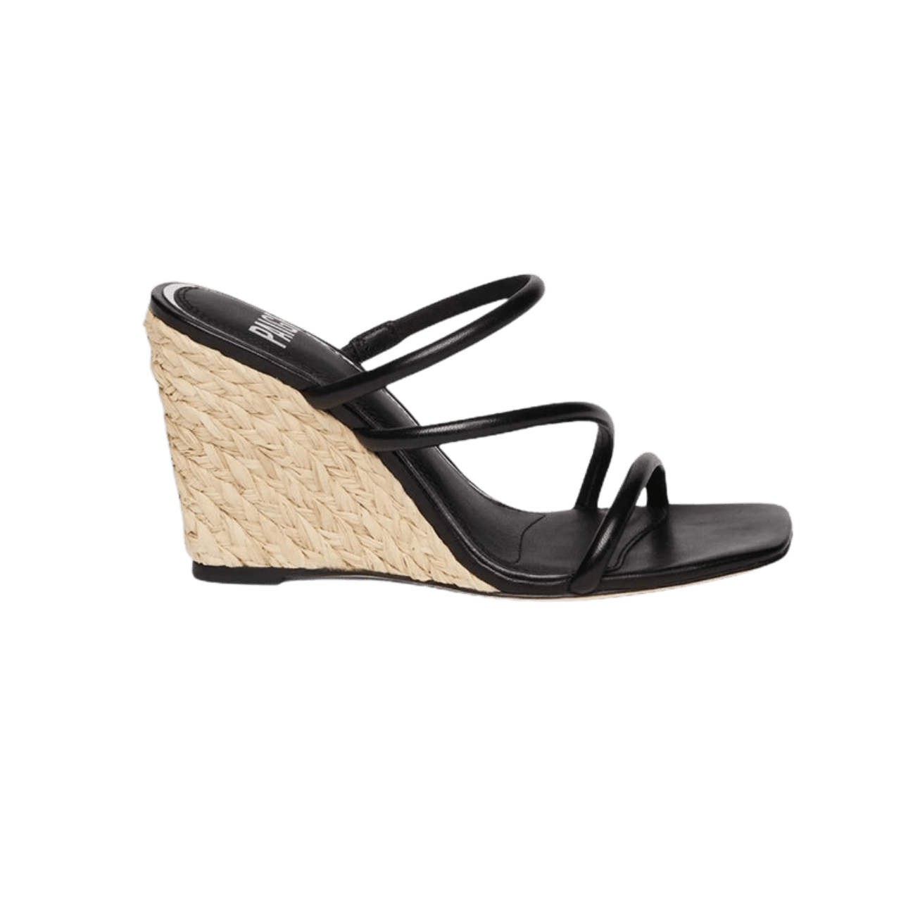 Paige Stacey three-band wedge espadrilles