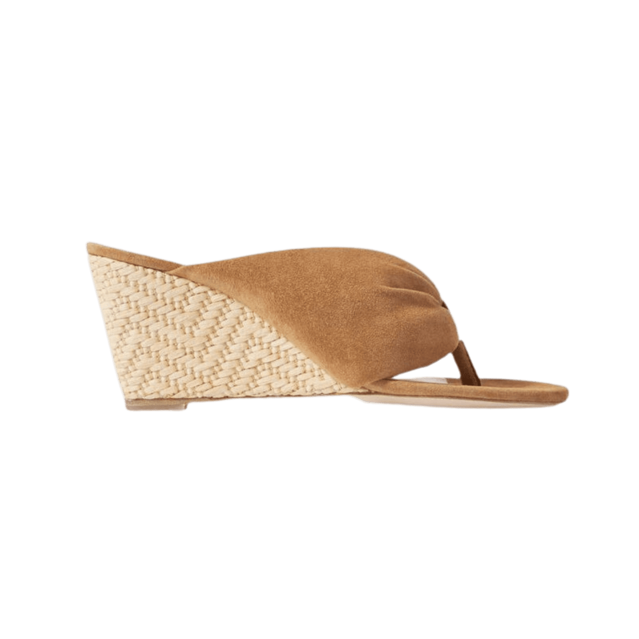 Staud Dahlia suede espadrille wedge sandals