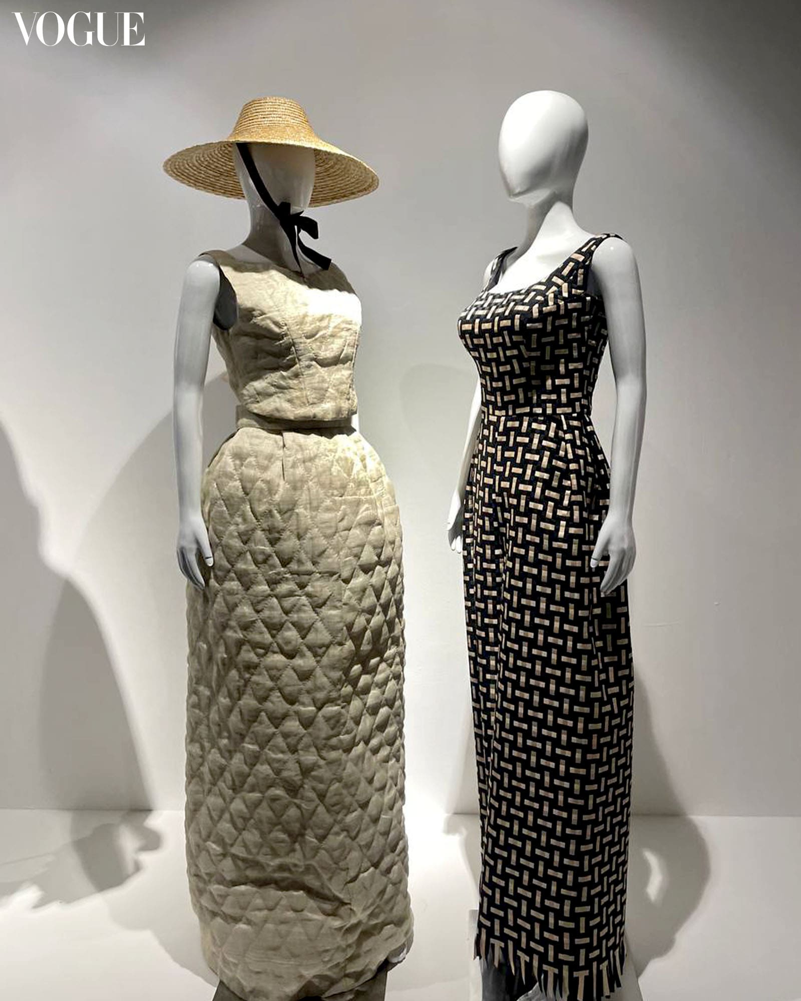 An Audrey Hepburn-inspired dress by Len Cabili and Ivar Aseron