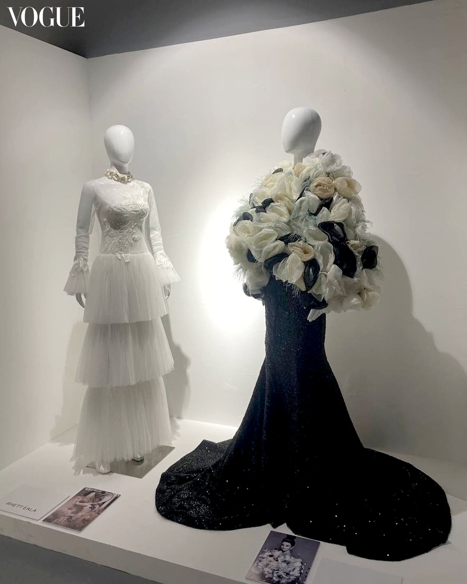 An Audrey Hepburn-inspired dress by Rhett Eala and Puey Quiñones