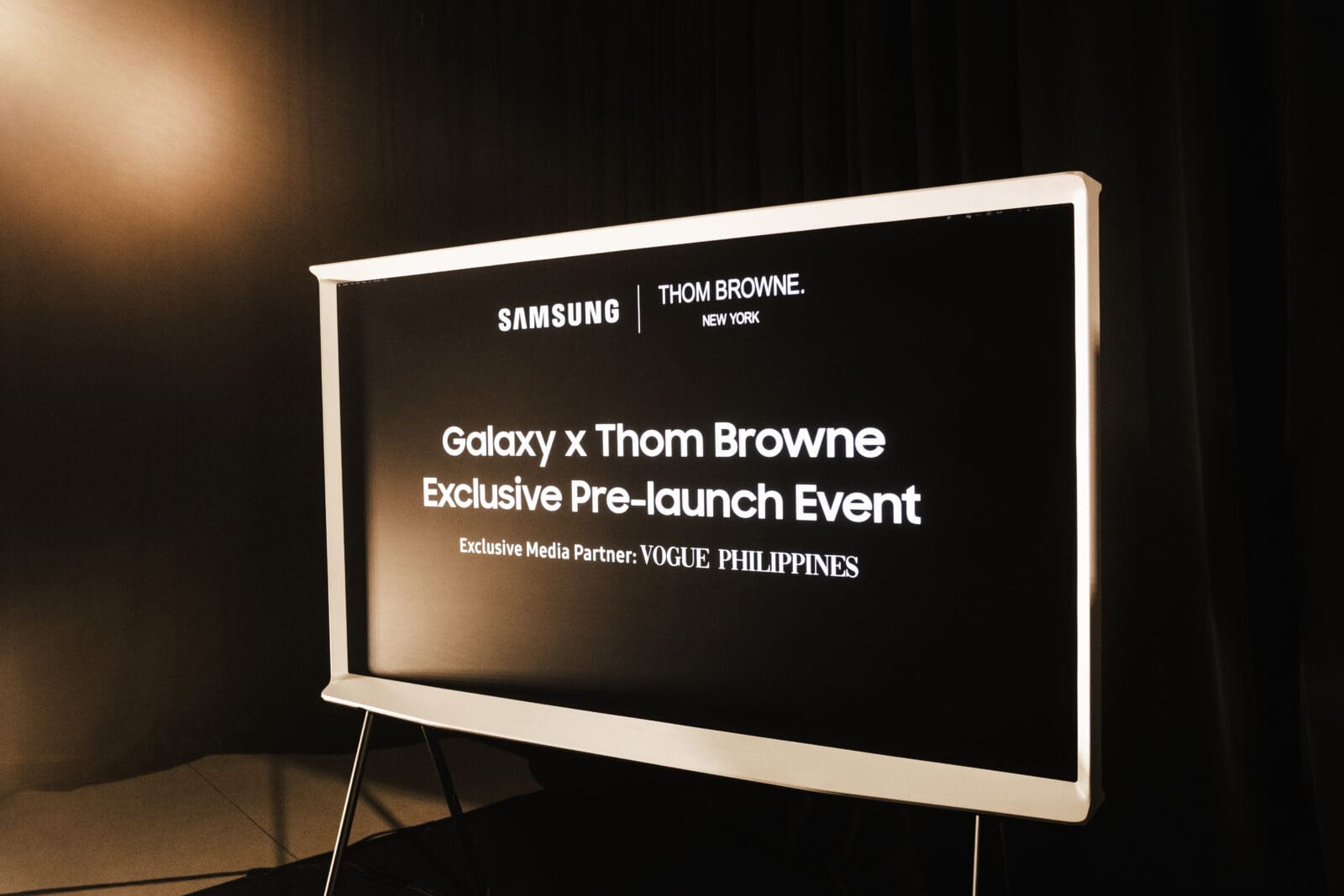 The Galaxy x Thom Browne Pre-launch event