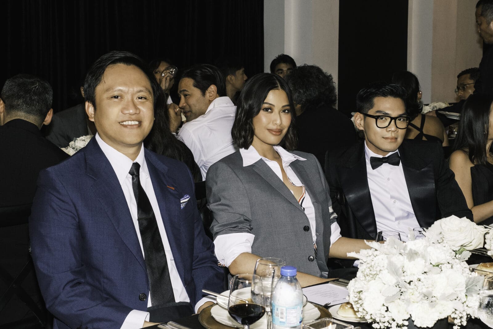 Blue Avelino, Michelle Dee, and Chris Nick at the Galaxy x Thom Browne Pre-launch event