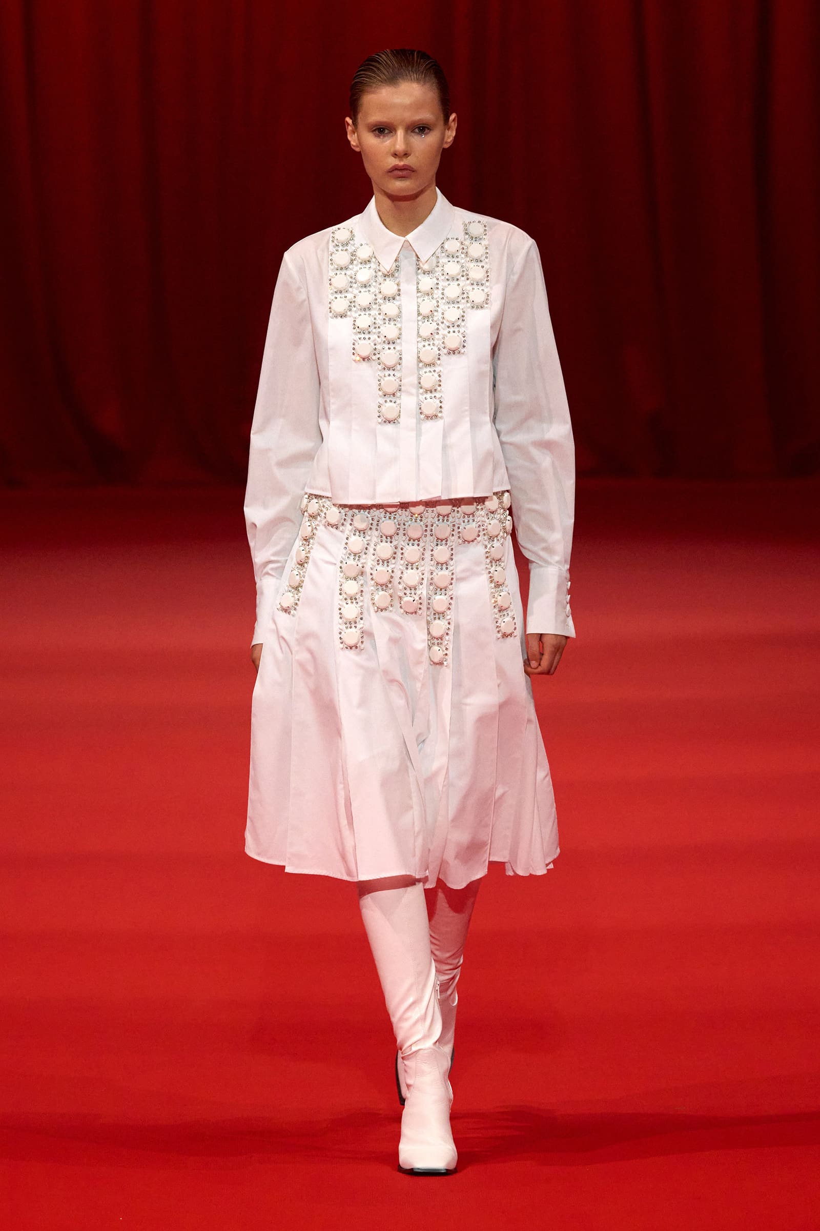 Huishan Zhang spring/summer 2024 collection at London Fashion Week.