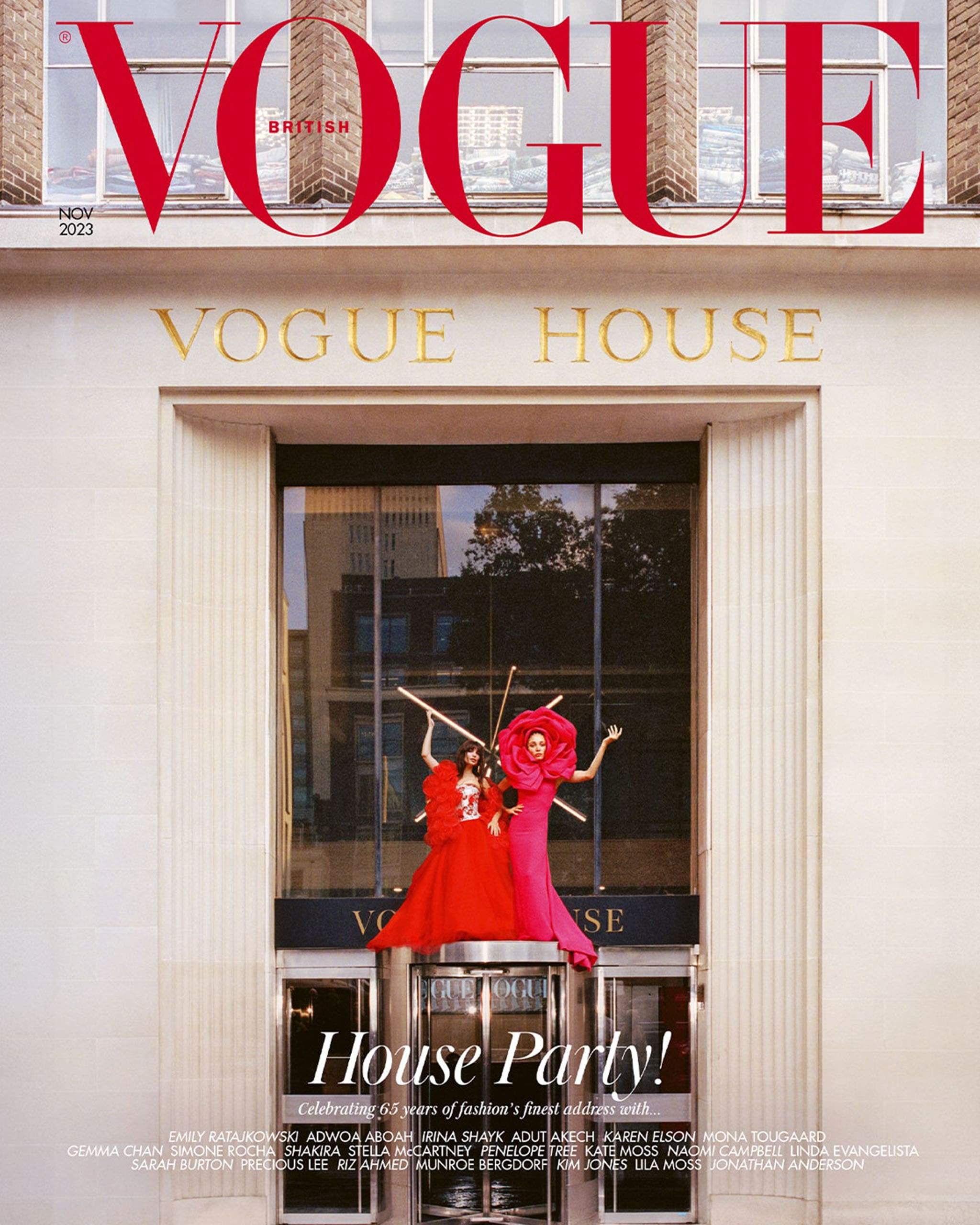 British Vogue Features Vogue House In November 2023 Cover