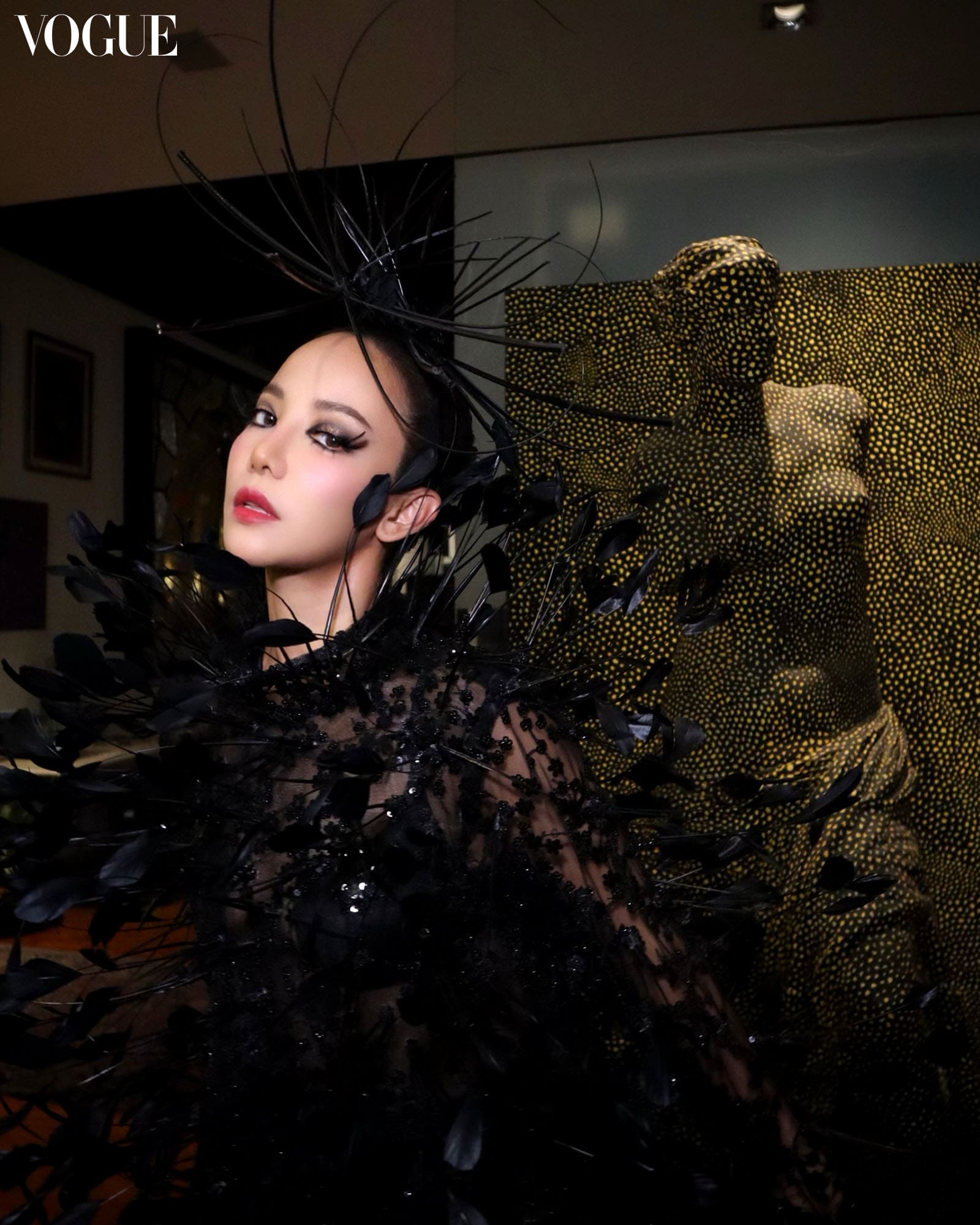 Fiona Xie’s makeup look for the 2023 Opulence Ball.