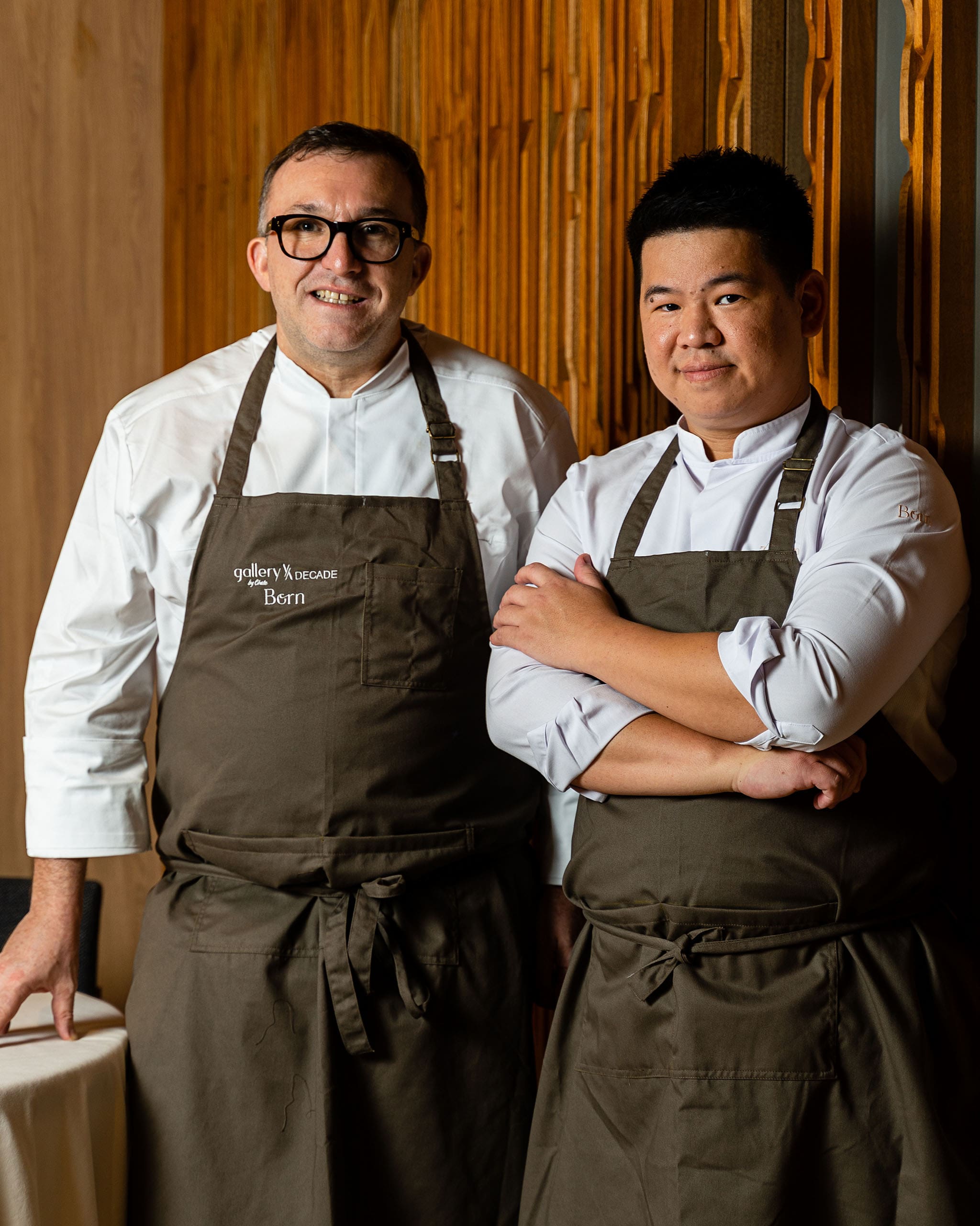 Chef Chele Gonzalez and chef Zor Tan