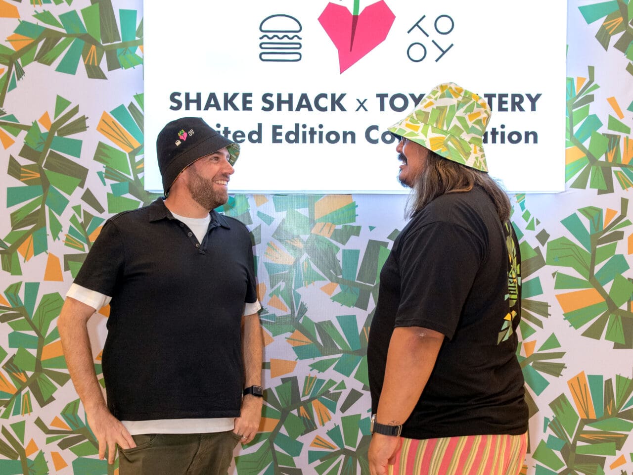 Mark Rosati and Jordy Navarra at the Shake Shack x Toyo Eatery collaboration.