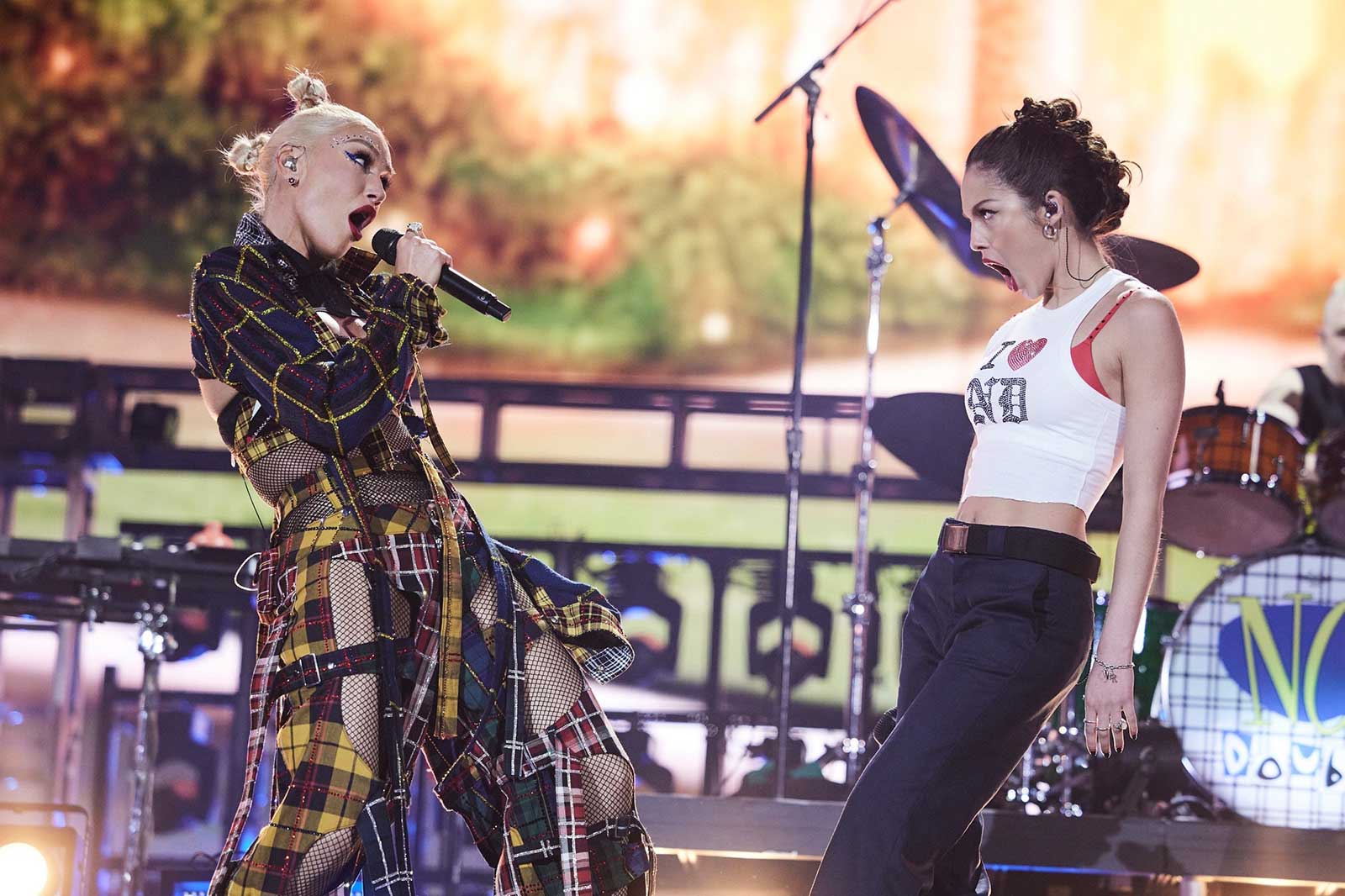 Gwen Stefani performs with Olivia Rodrigo for Coachella 2024