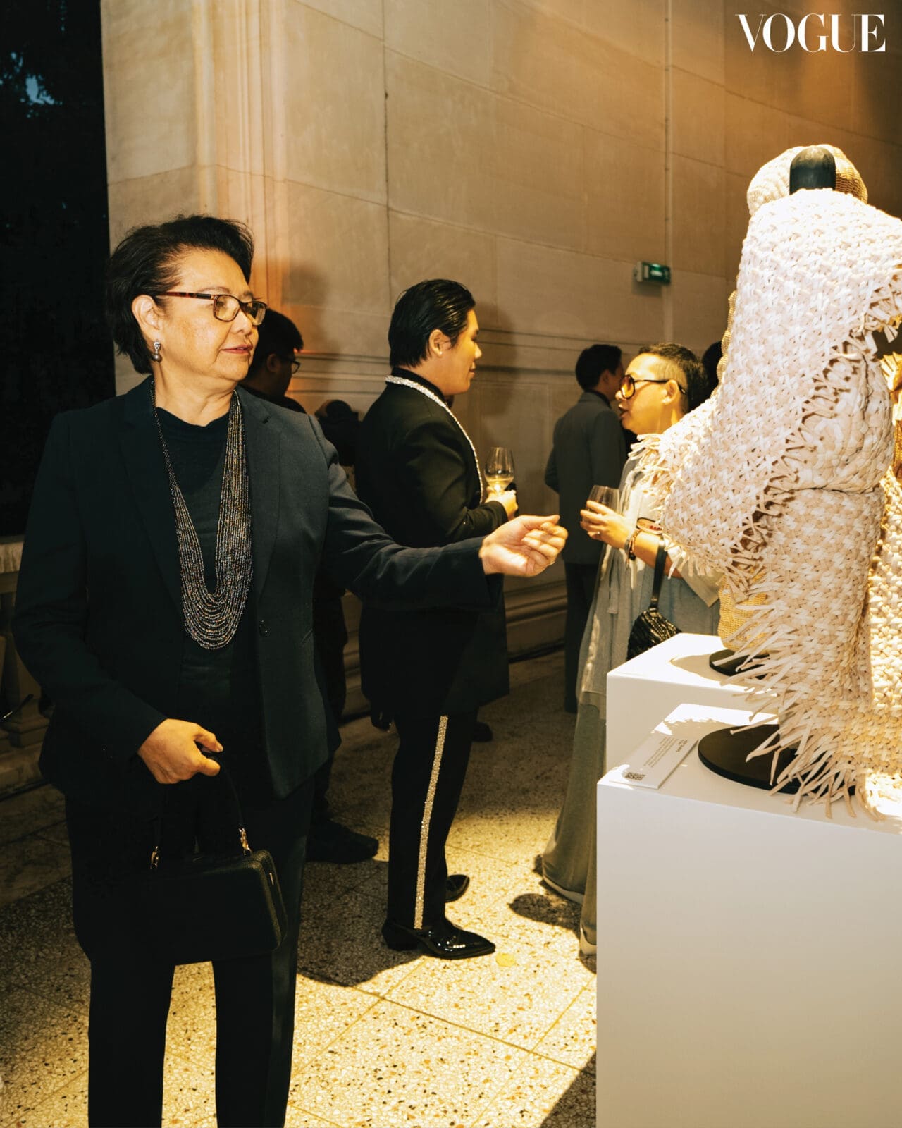 Philippine Ambassador to France Junever Mahilum West at Vogue Threads