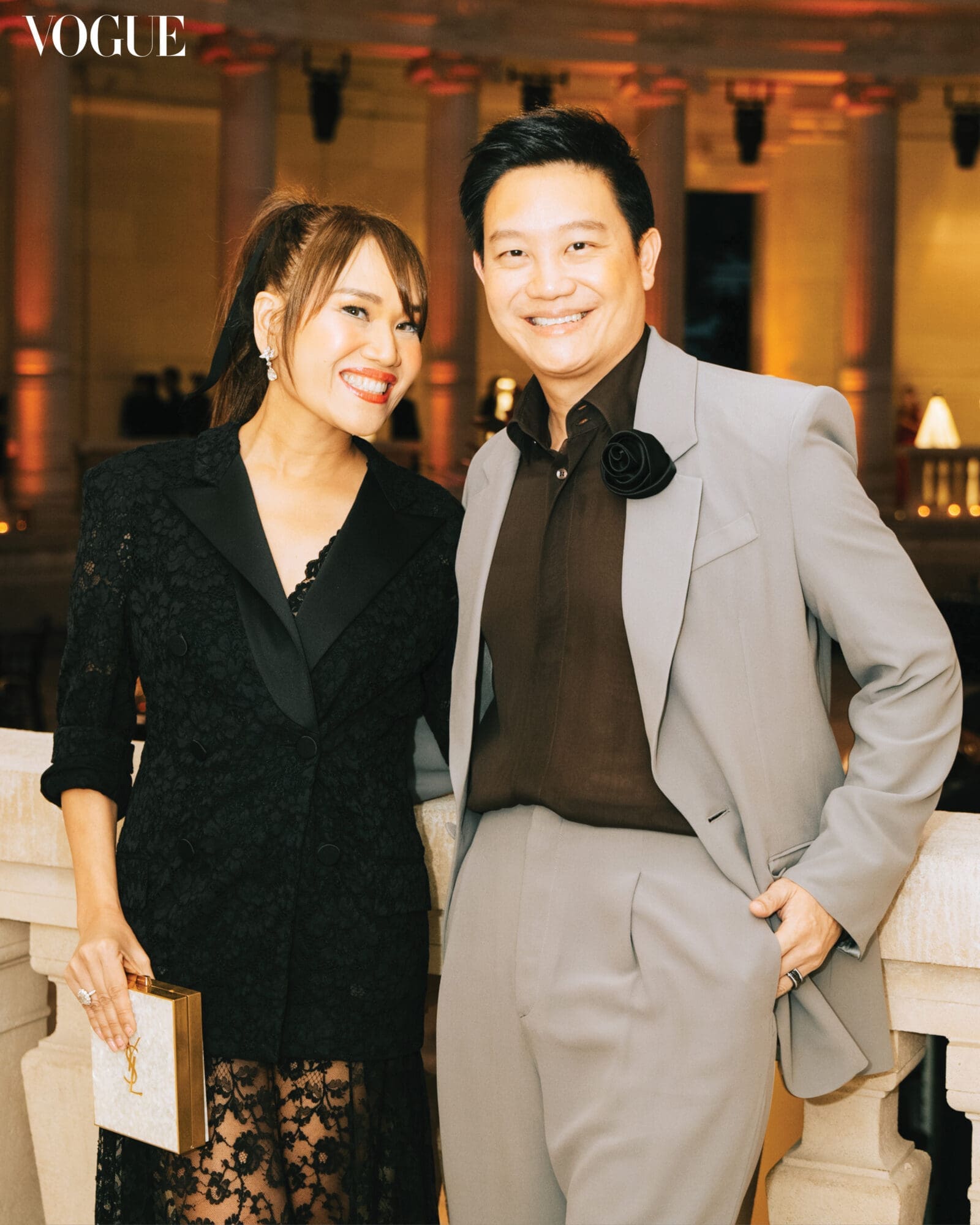 Dr. Aivee Teo and Dr. Z Teo at Vogue Threads