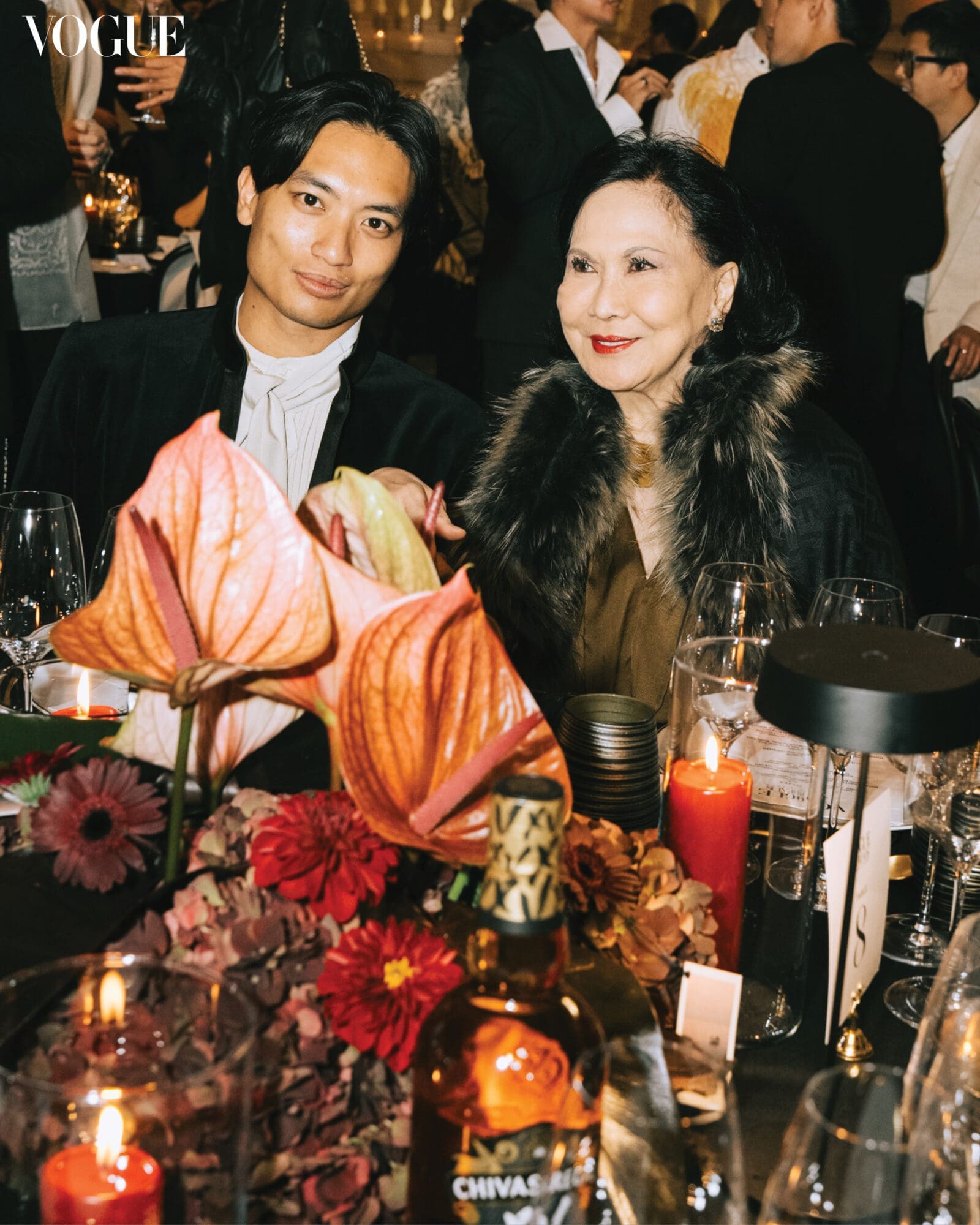 Isiah Magsino and Victoria Benoit at Vogue Threads