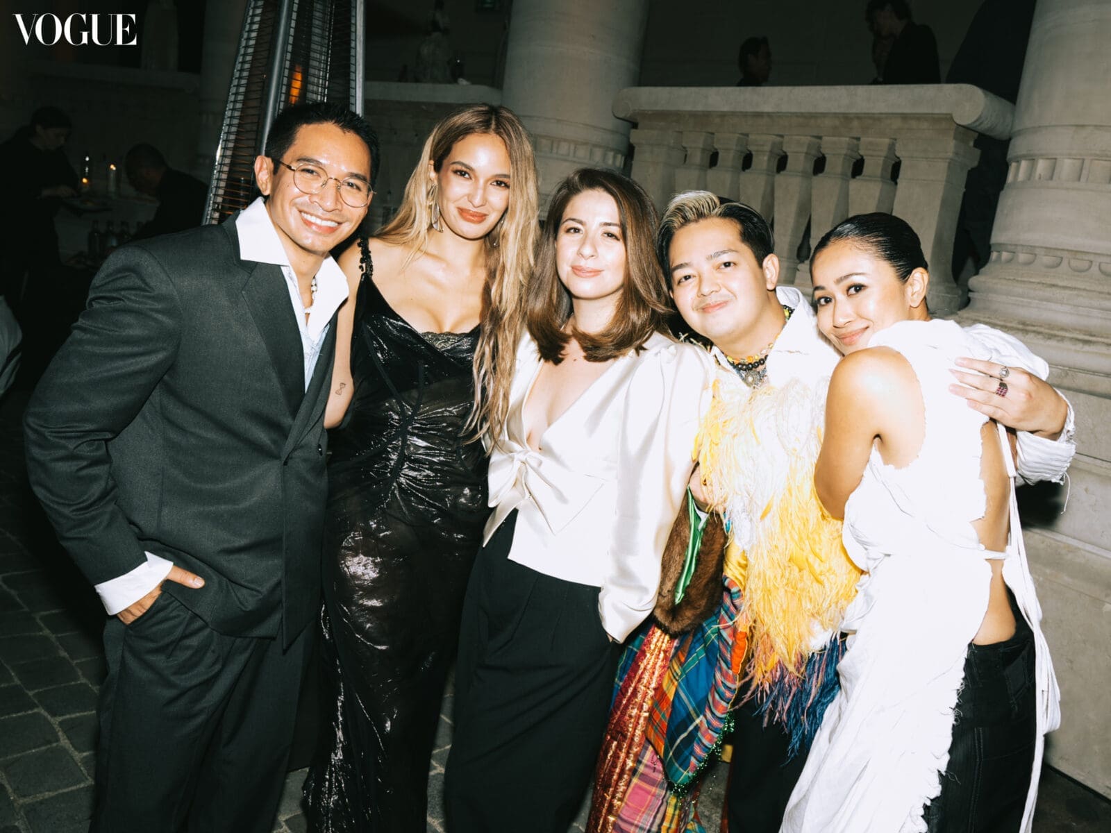 Marts Romero, Sarah Lahbati, Vania Romoff, Jude Macasinag, and Pam Quiñones at Vogue Threads