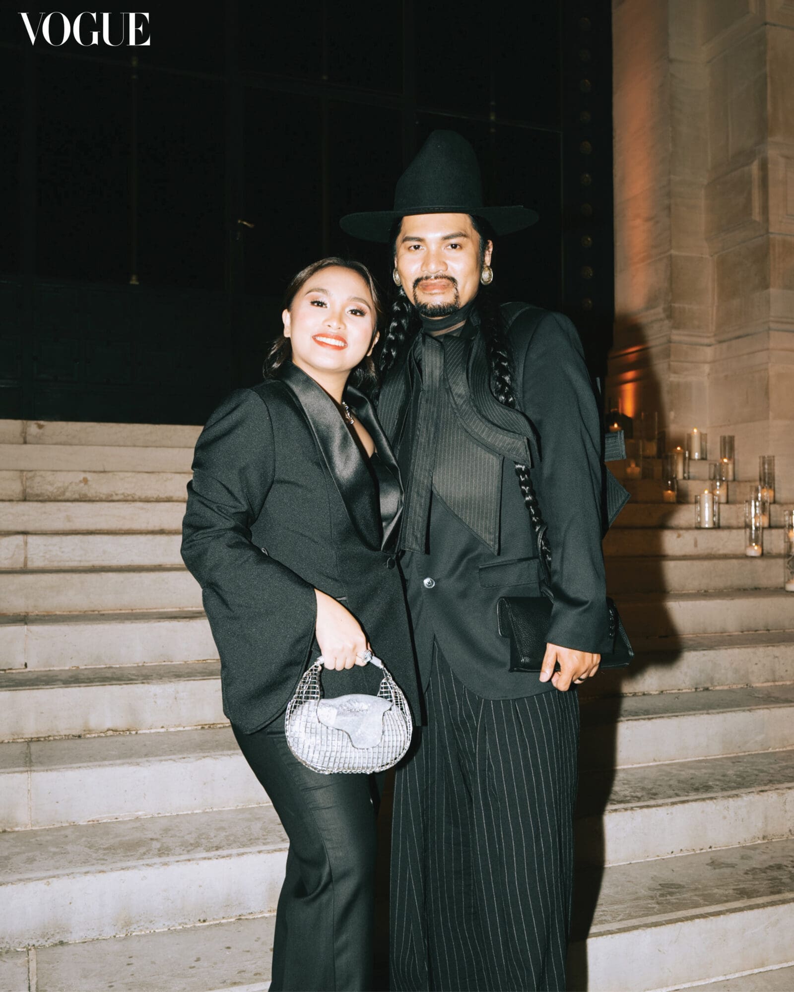 Rome Oamil and Racso Jugarap at Vogue Threads