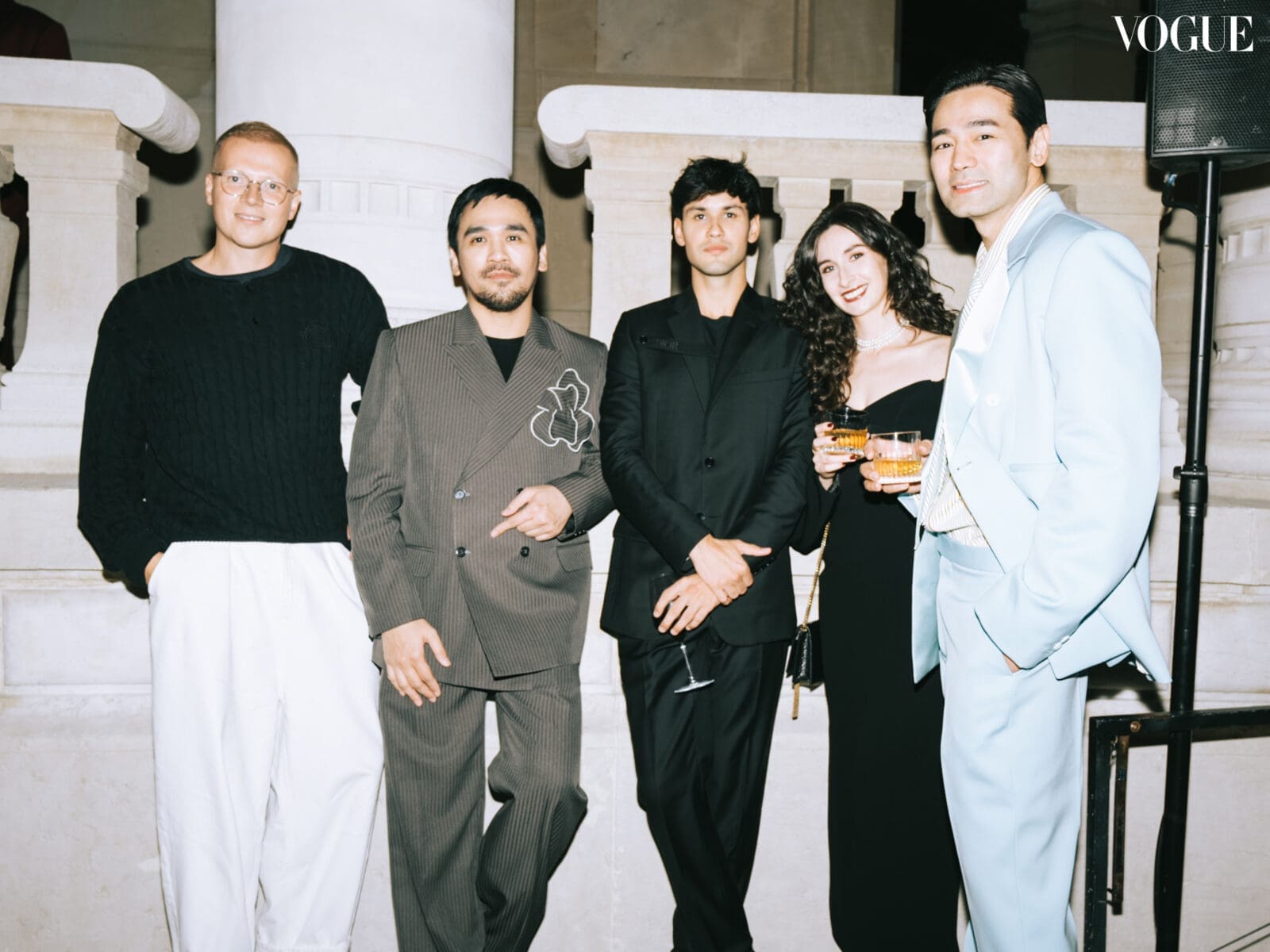 Vena Brykalin, Archie Carrasco, Milan Djacic, Allison Pascual, and Dr. Hayden Kho at Vogue Threads