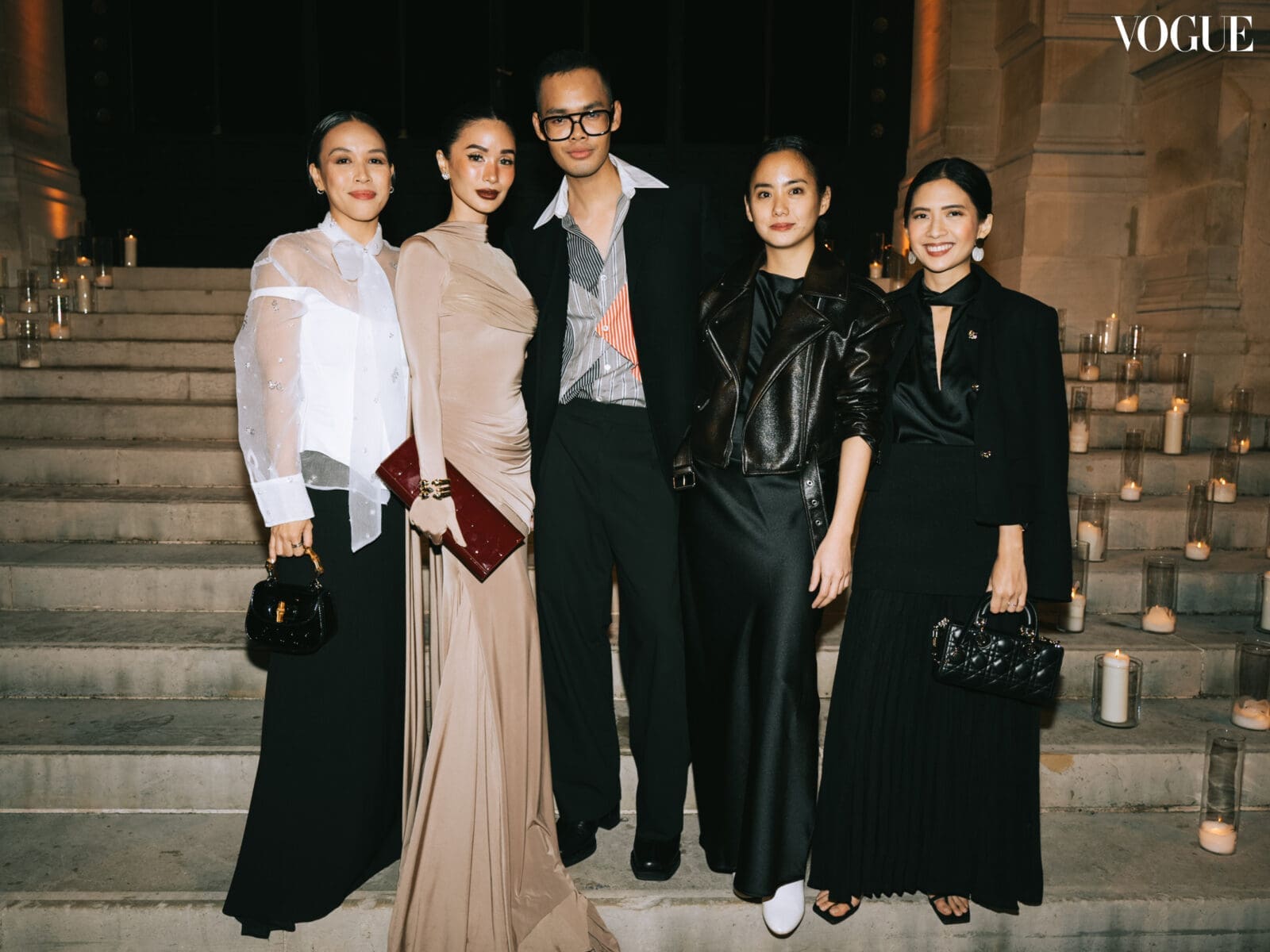 Andee Que, Heart Evangelista, Anz Hizon, Carmencita Sioson, and Bianca Cruz at Vogue Threads