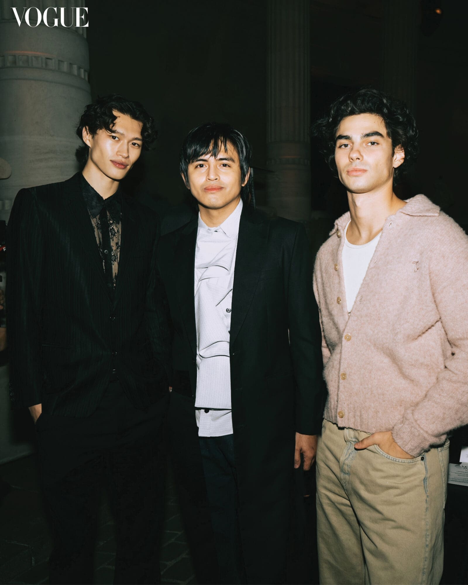 Mathieu Simoneau, Danyl Geneciran, and Jacob Rott at Vogue Threads