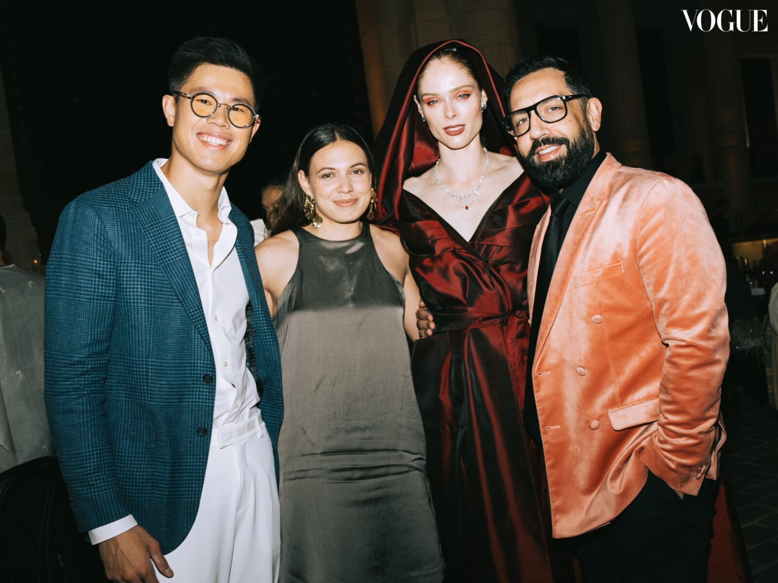 EJ Obiena, Caroline Joyeaux, Coco Rocha, and James Conran at Vogue Threads