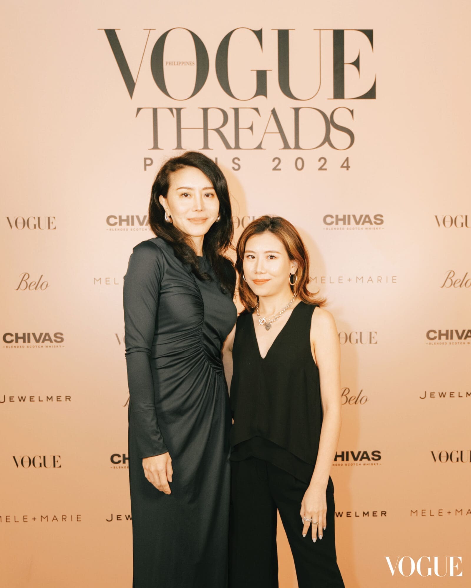 Elizabeth Liau and Jewel Yap Min at Vogue Threads