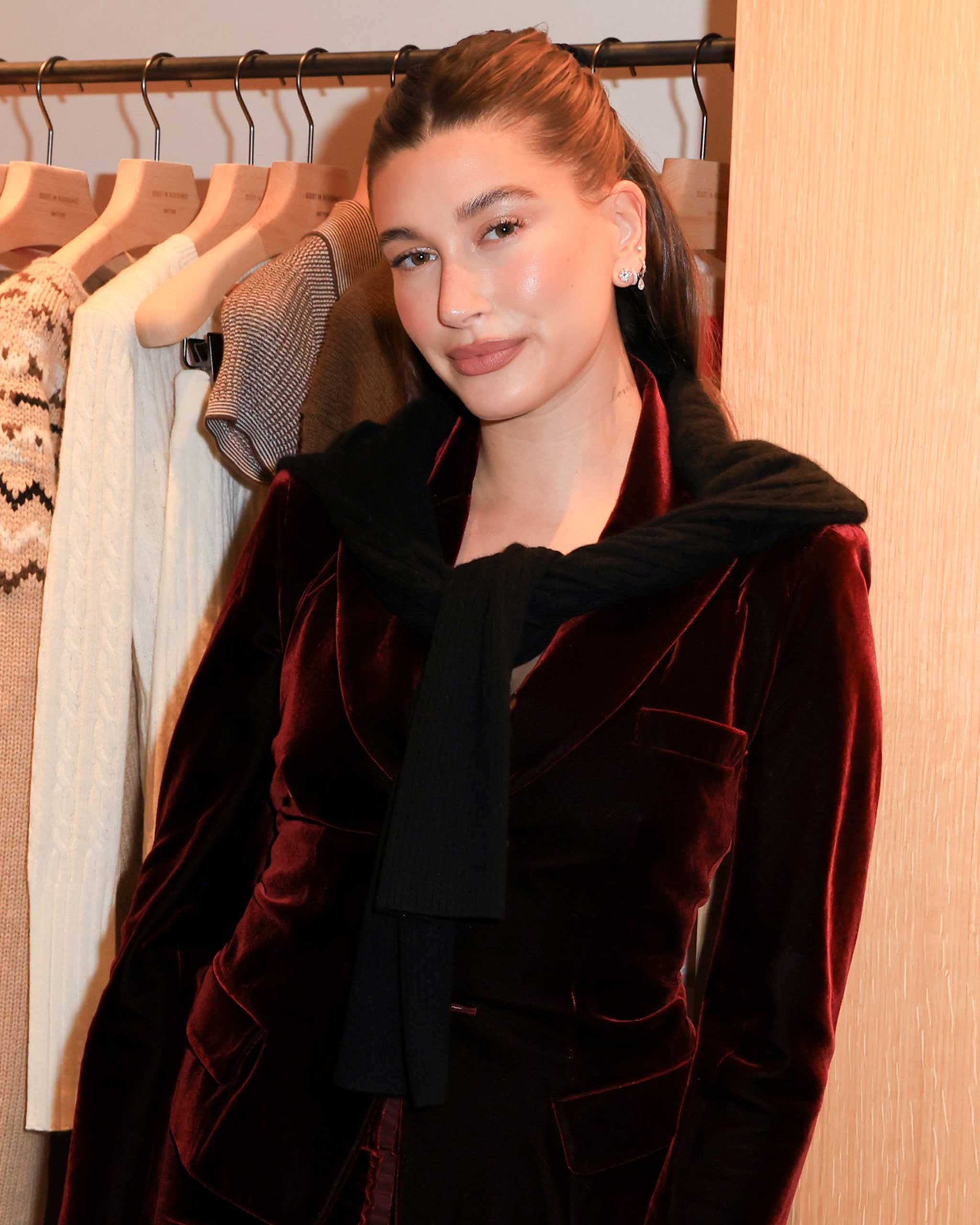 Hailey Bieber at Guest In Residence LA store opening