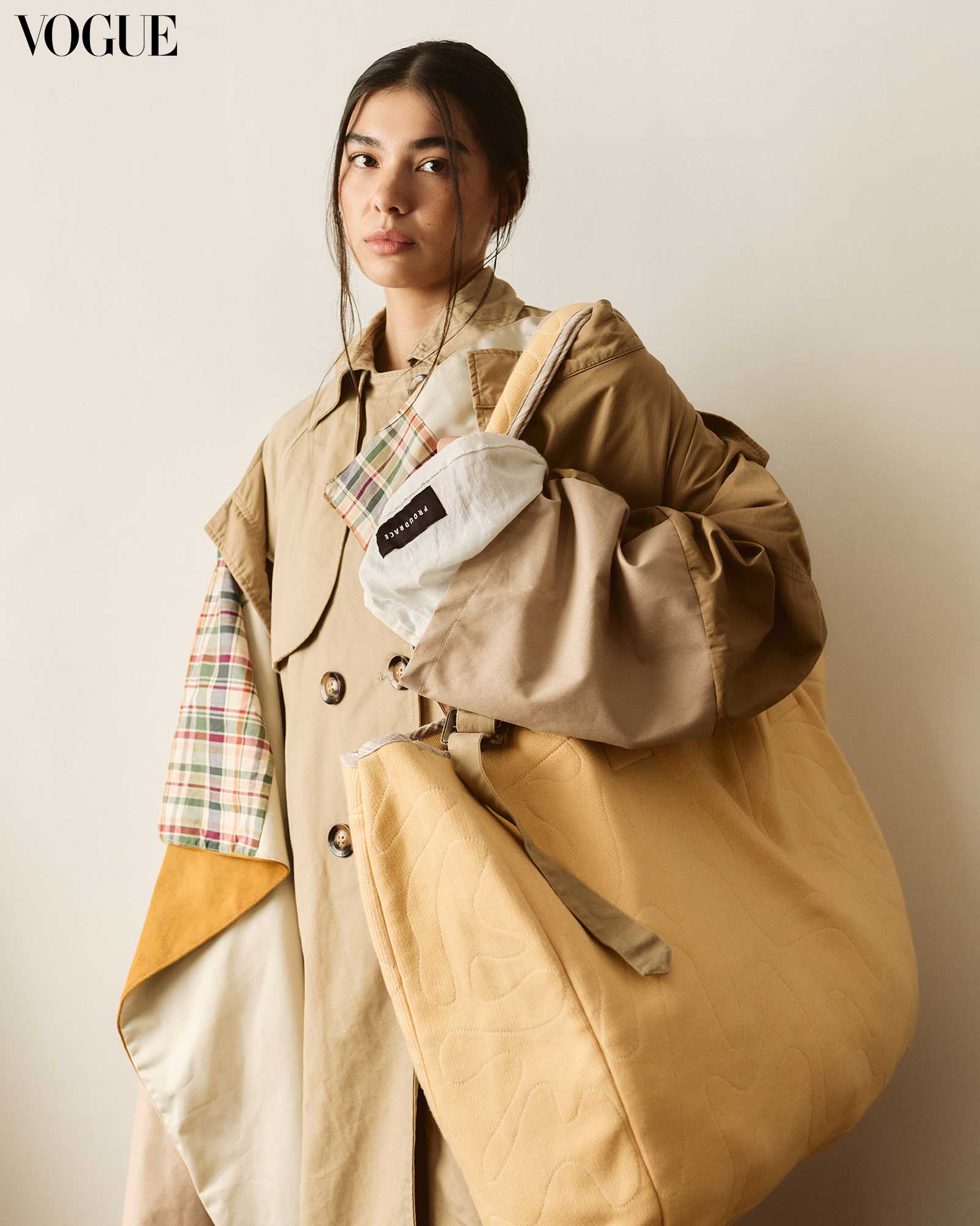 pam prinster vogue philippines in proudrace coat