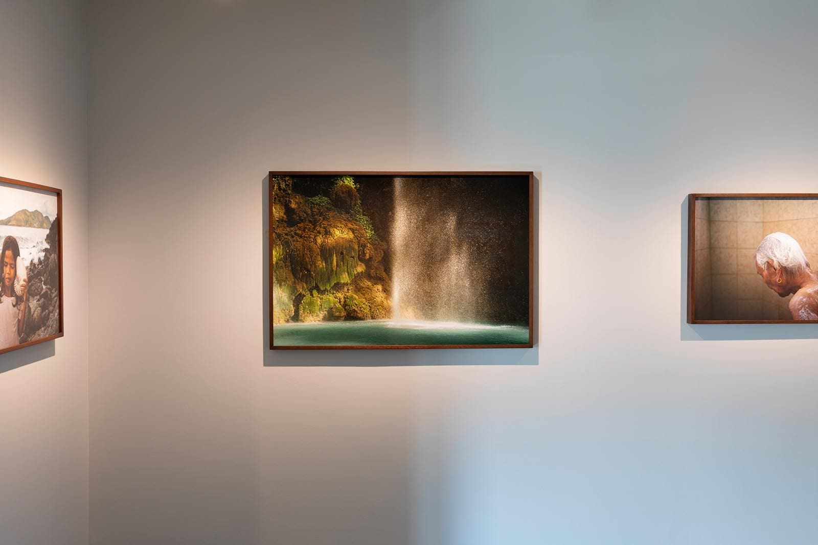 A photo on the wall of
