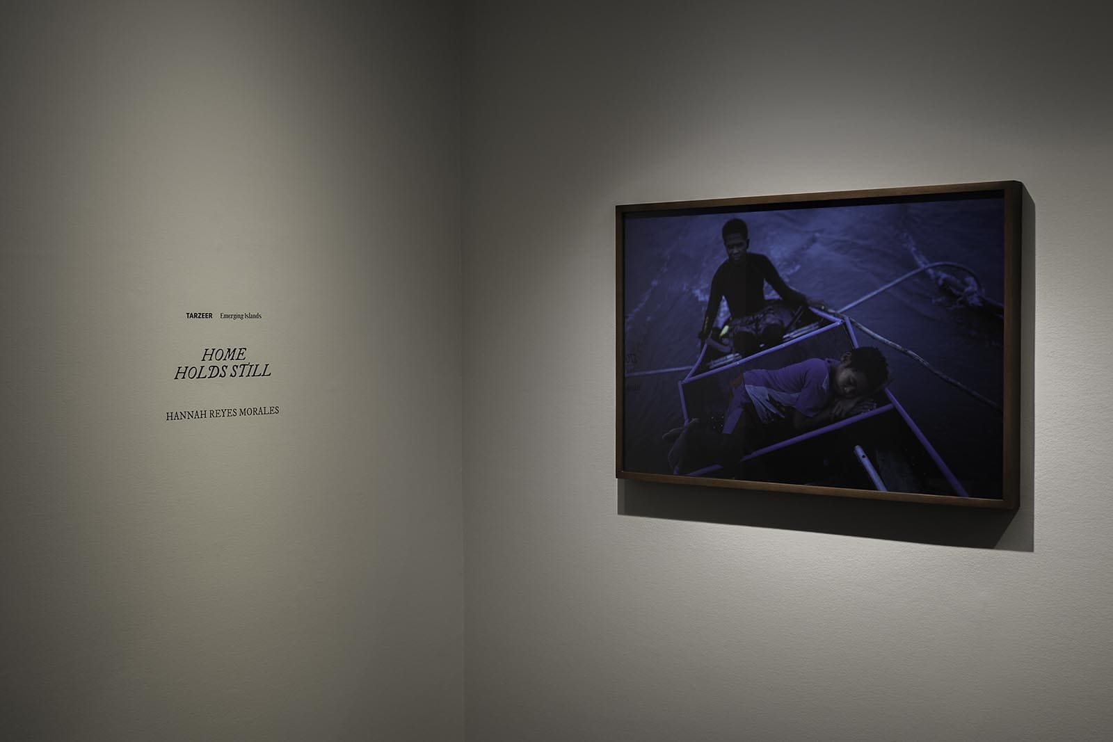 A photo on the wall.