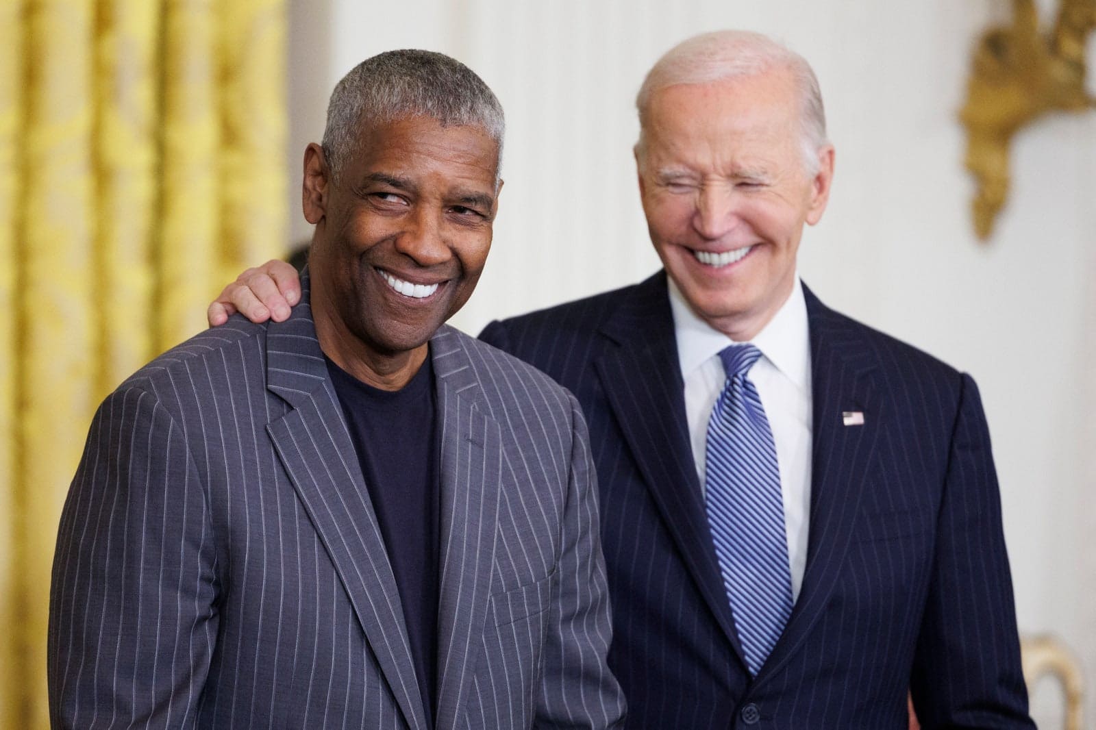 Joe Biden Denzel Washington Presidential Medal of Freedom