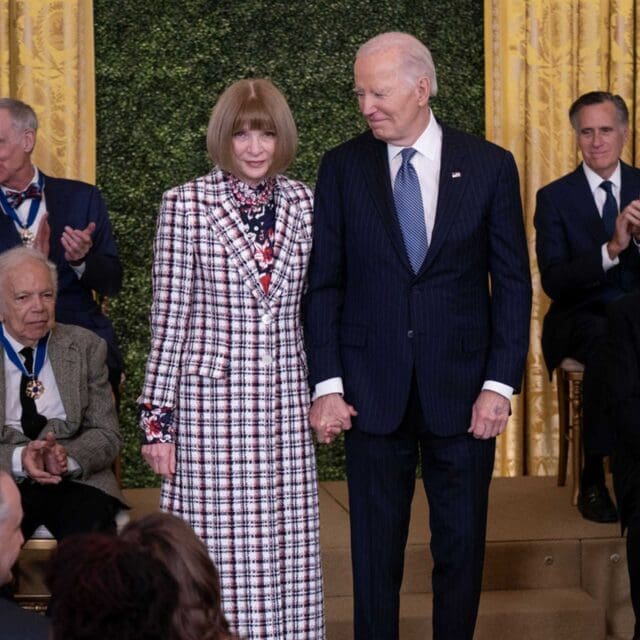 Joe Biden bestows Anna Wintour with the Presidential Medal of Freedom