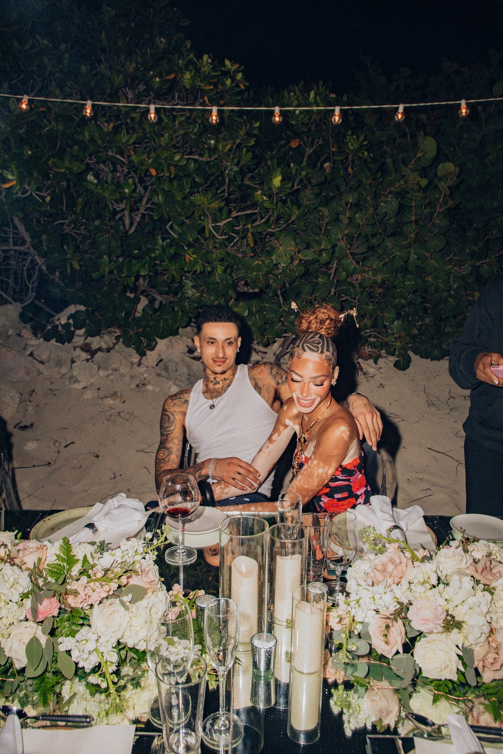 Winnie Harlow and Kyle Kuzma