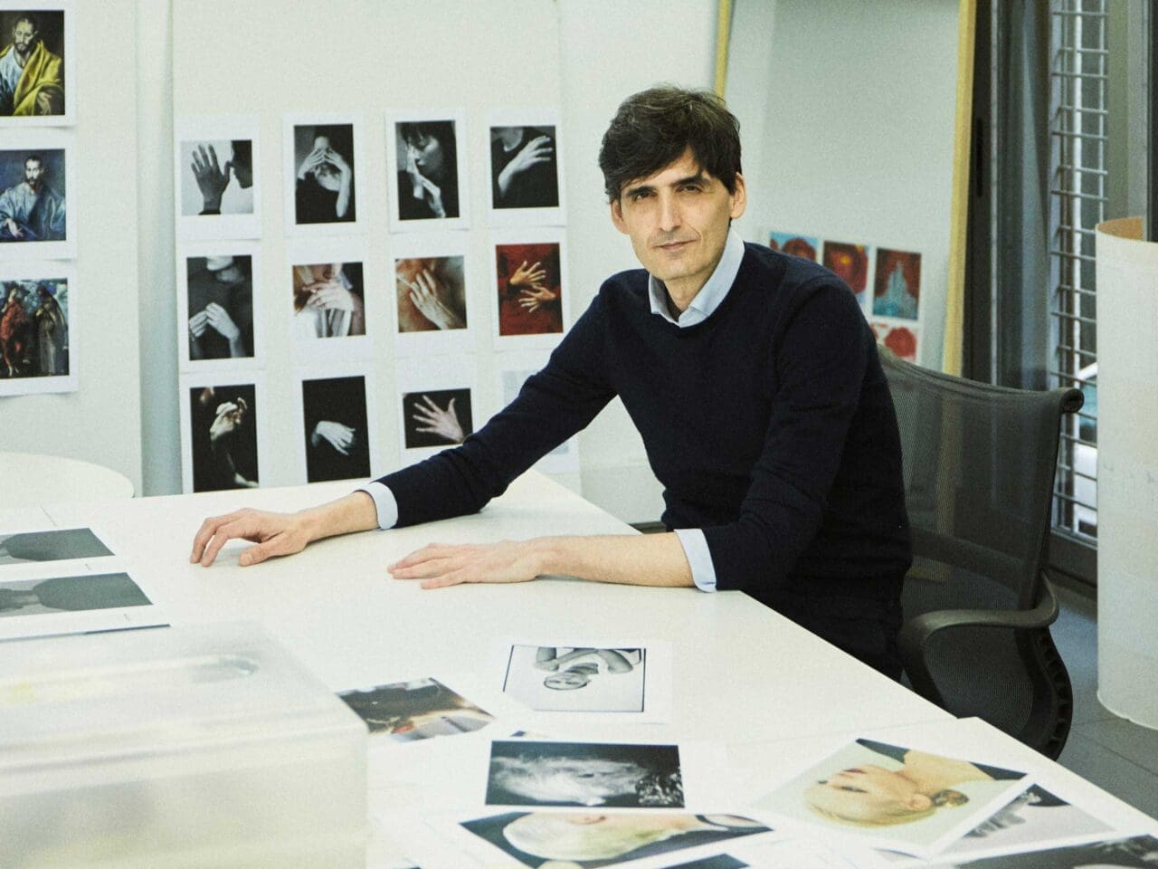 Delpozo creative director in the fashion house's Madrid studio