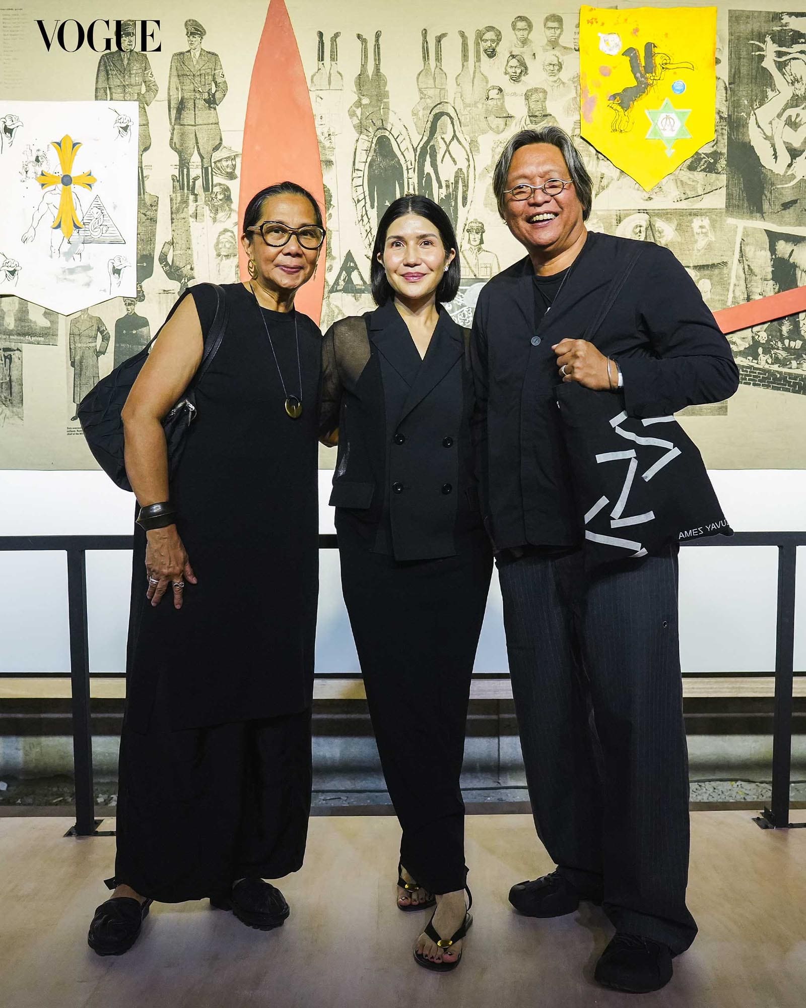 Isabel Gaudinez-Aquilizan, Pam Gonzales Lopez, and Alfredo Juan Aquilizan