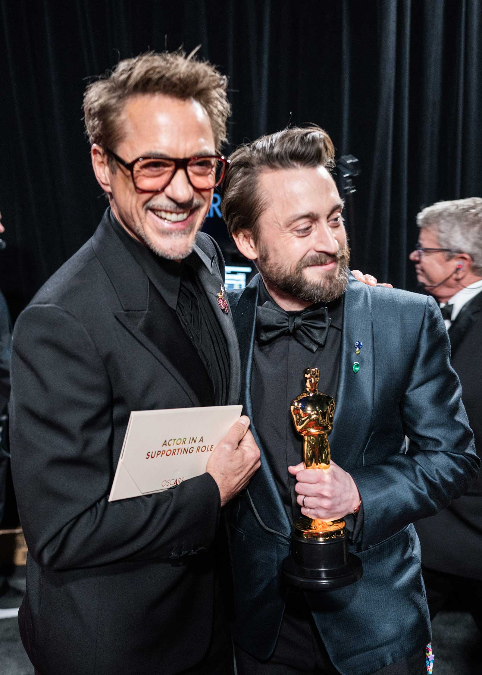 Robert Downey Jr. and Kieran Culkin