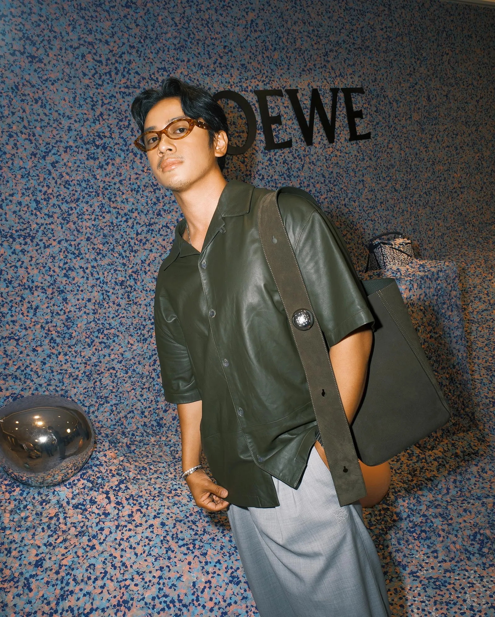 Loewe Puzzle 10 Exhibition at Sotheby's Maison in Landmark Chater Hong Kong